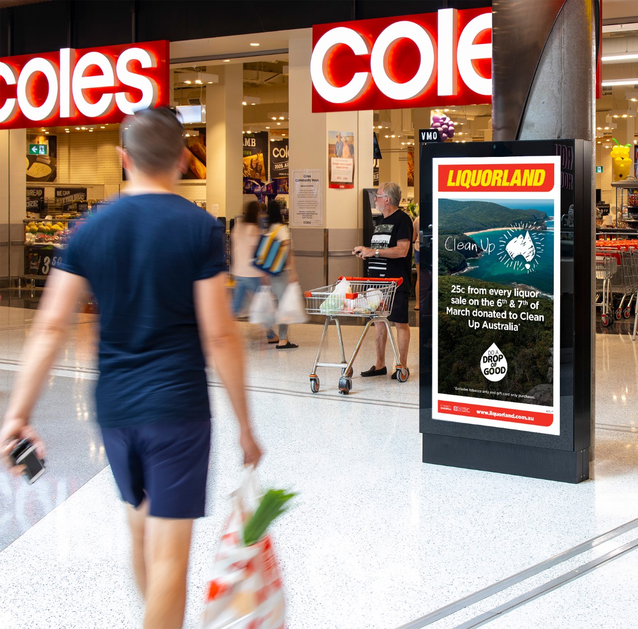 Coles 'Drop of Good' helping to Clean Up Australia